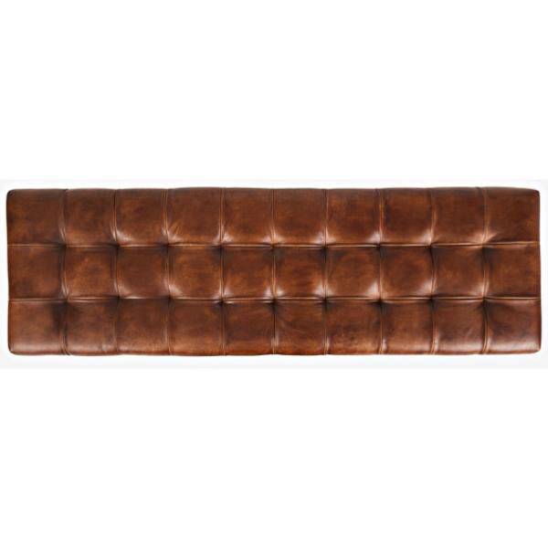 Global Archive Leather Bench