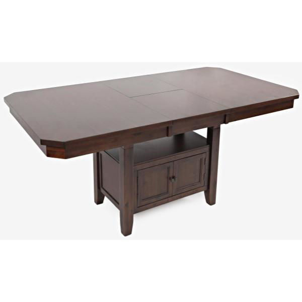 MANCHESTER BROWN 7PC TALL DINING SET