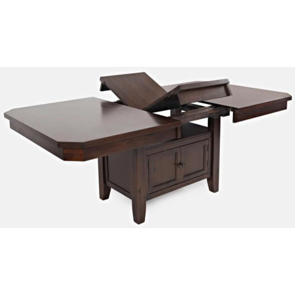 MANCHESTER BROWN 7PC TALL DINING SET