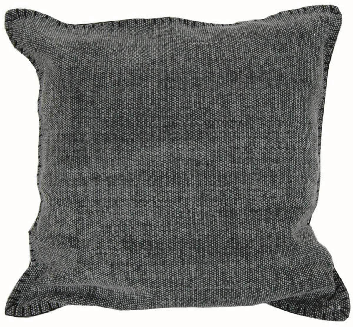 Charcoal Gray 20" Square Accent Pillow