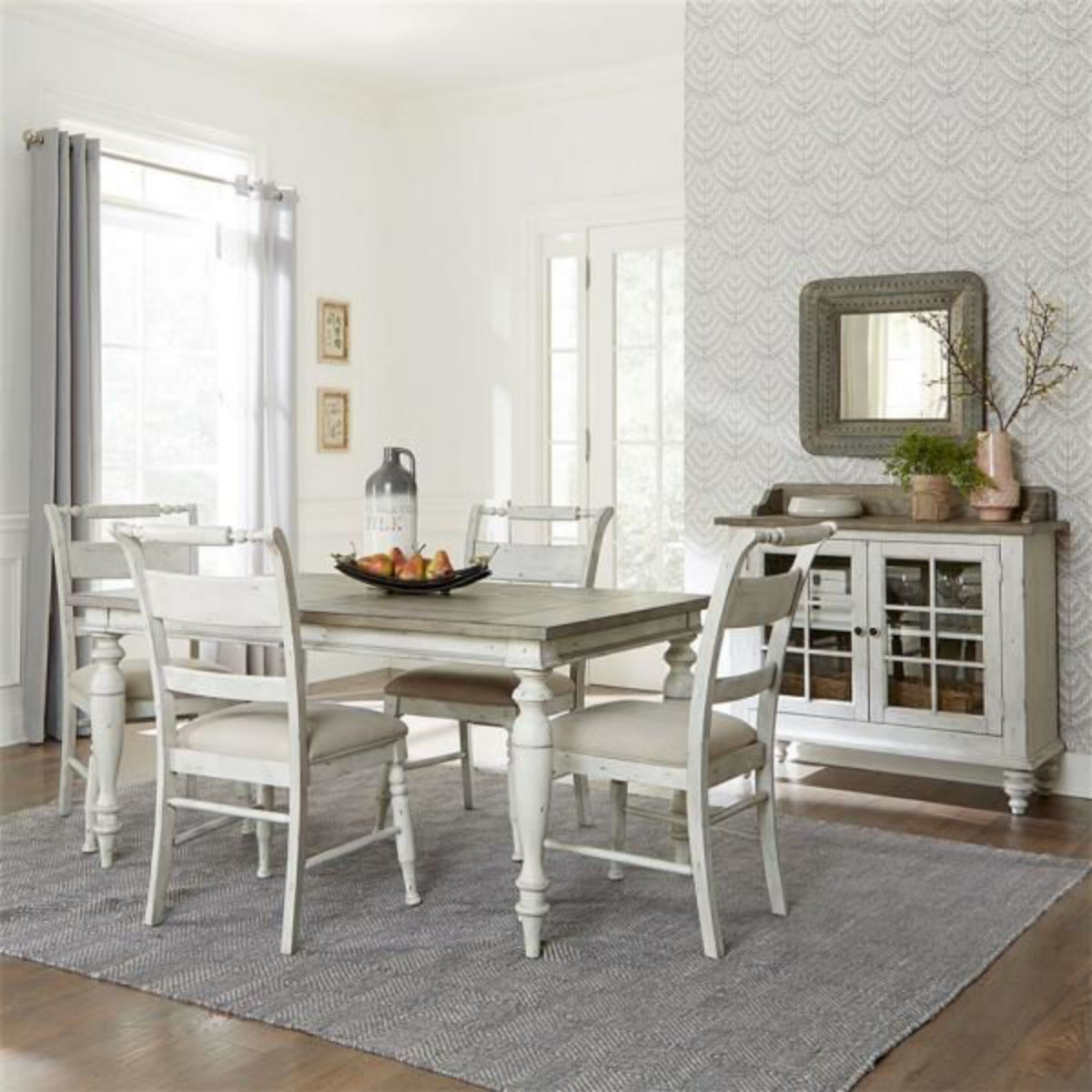 CRAWFORD FIVE PIECE DINING SET