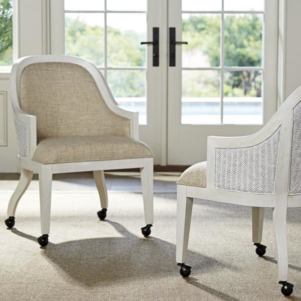 BAYVIEW ARM CHAIR W/CASTERS