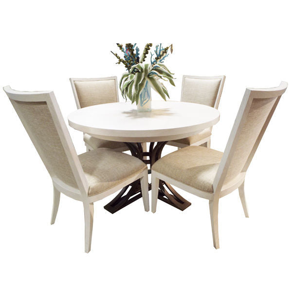 OCEAN BREEZE 5PC ROUND DINING SET