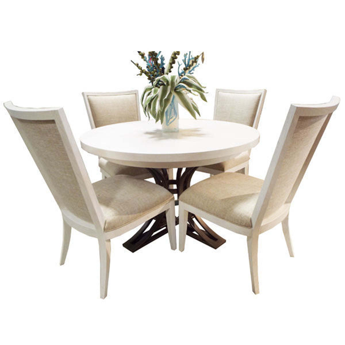 OCEAN BREEZE 5PC ROUND DINING SET