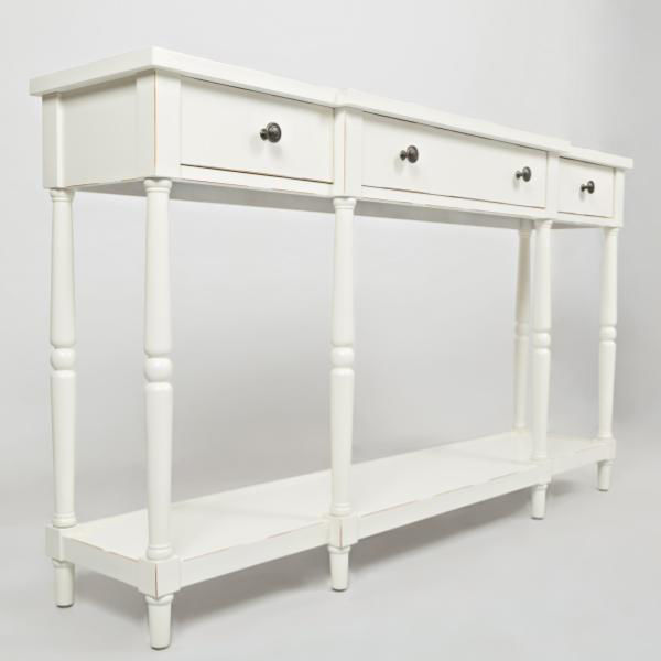 STATELY 60" CONSOLE WHITE