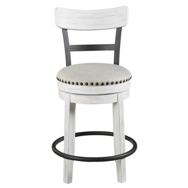 VALEBECK UPH SWIVEL CNTR HEIGHT STOOL