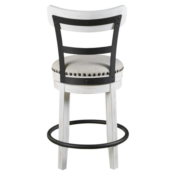 VALEBECK UPH SWIVEL CNTR HEIGHT STOOL