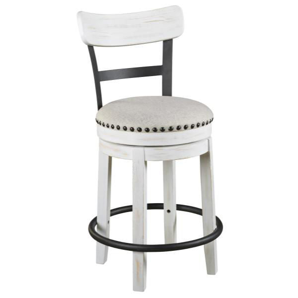 VALEBECK UPH SWIVEL CNTR HEIGHT STOOL