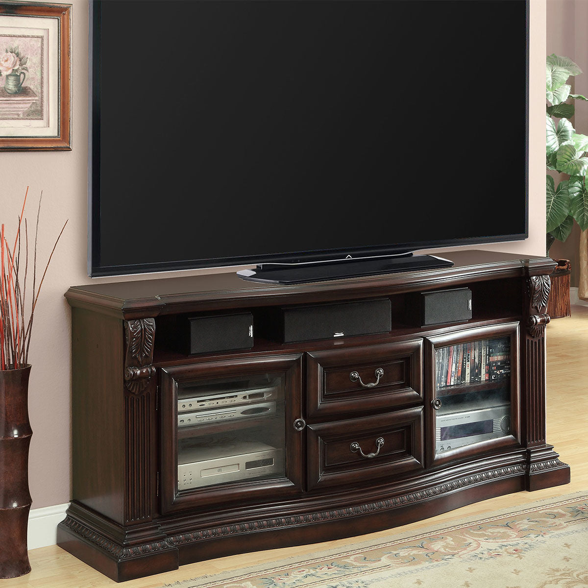 BELLA 67" TV CONSOLE W/PWR CEN