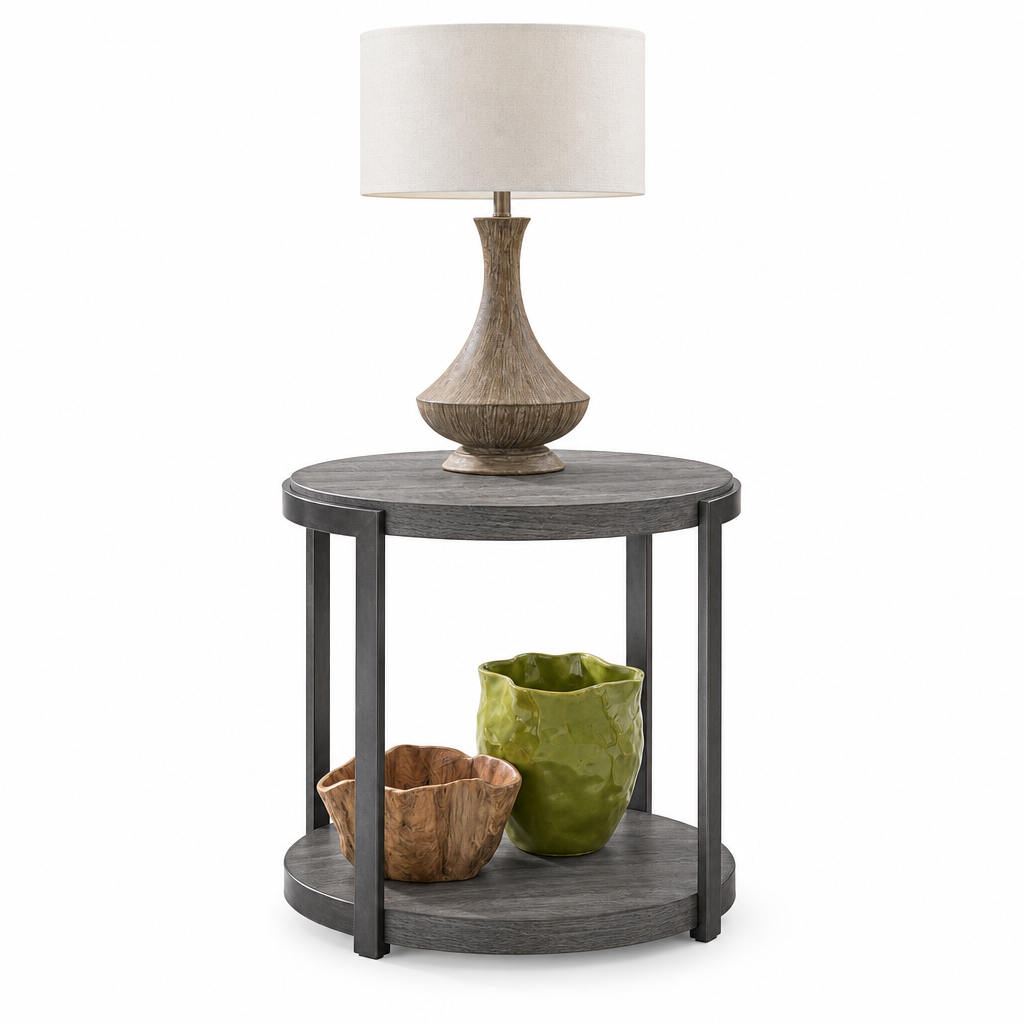 CALABASAS ROUND END TABLE
