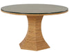 NANTUCKET 54" ROUND GLASS TABLE