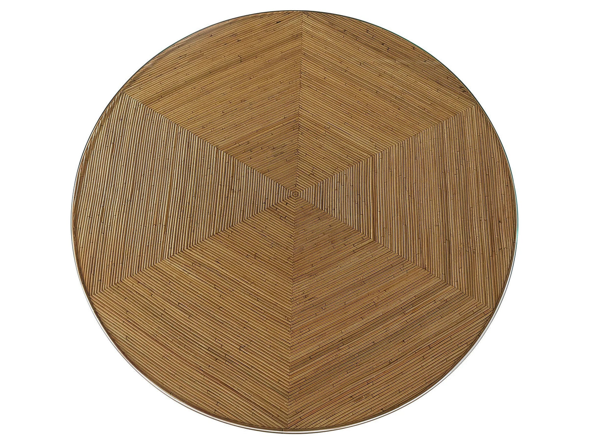 NANTUCKET 54" ROUND GLASS TABLE