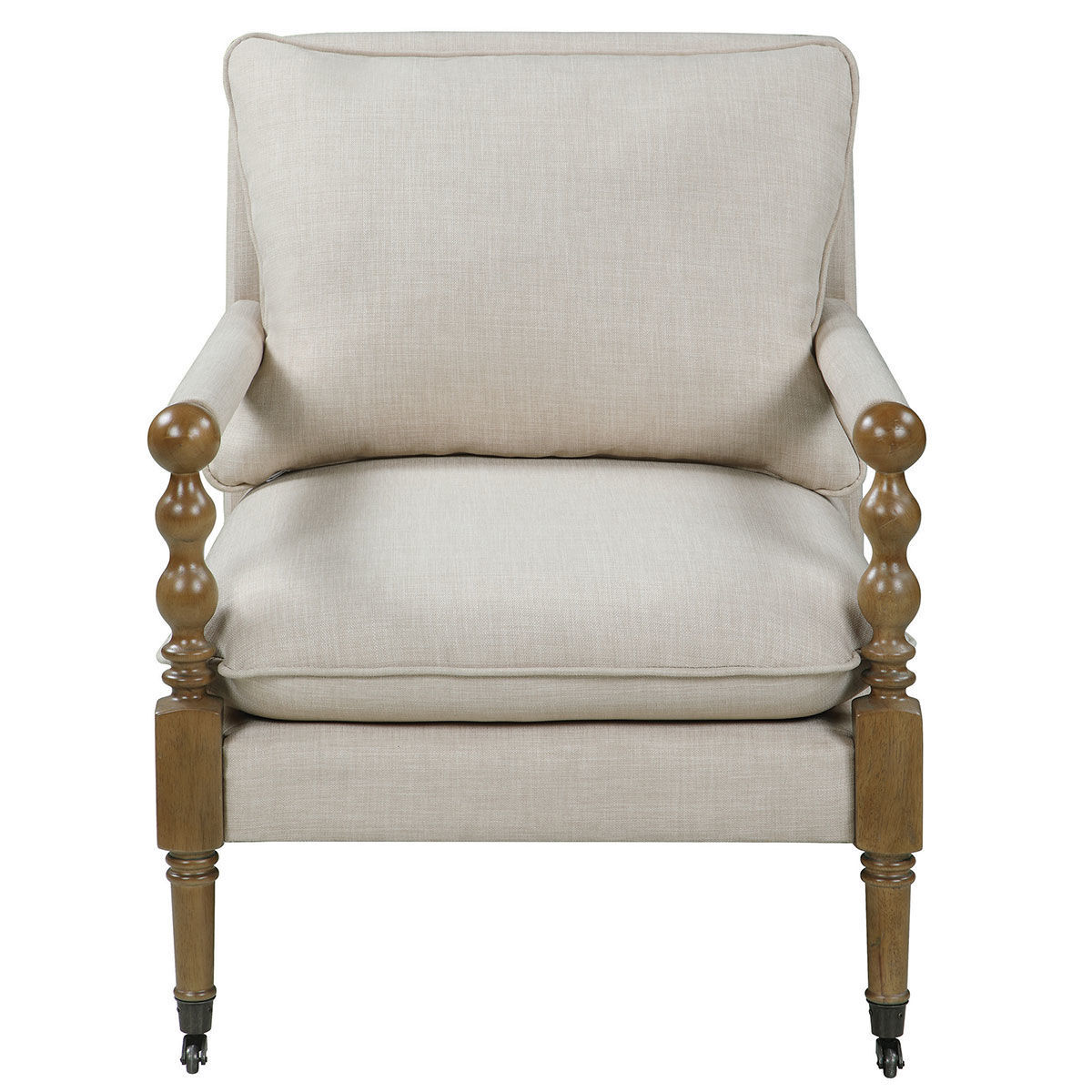 ACCENT CHAIR (BEIGE)