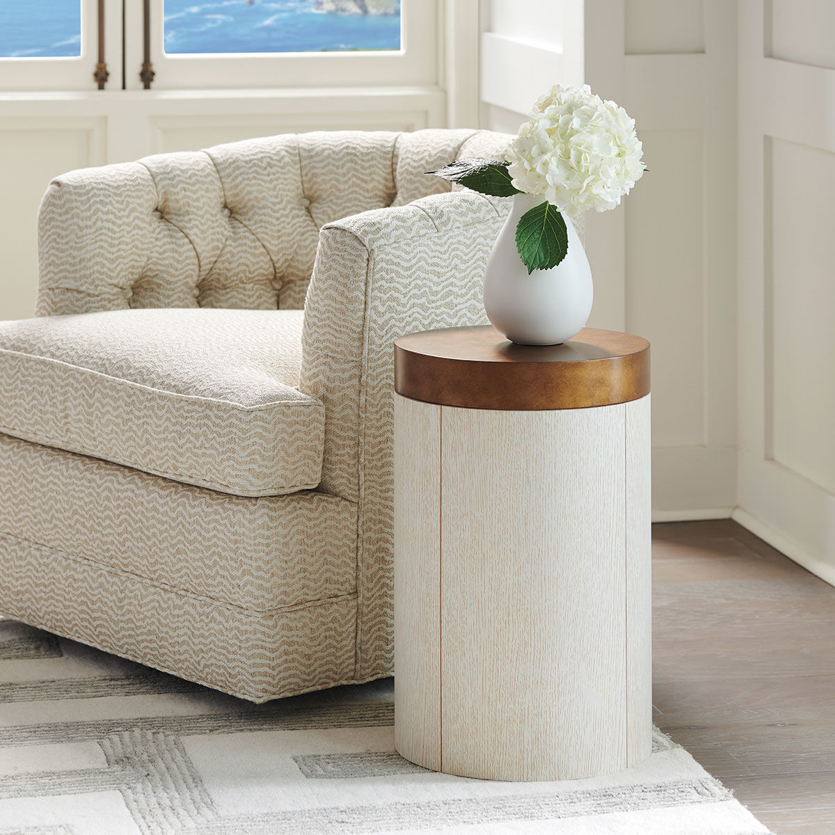 CREST ROUND END TABLE