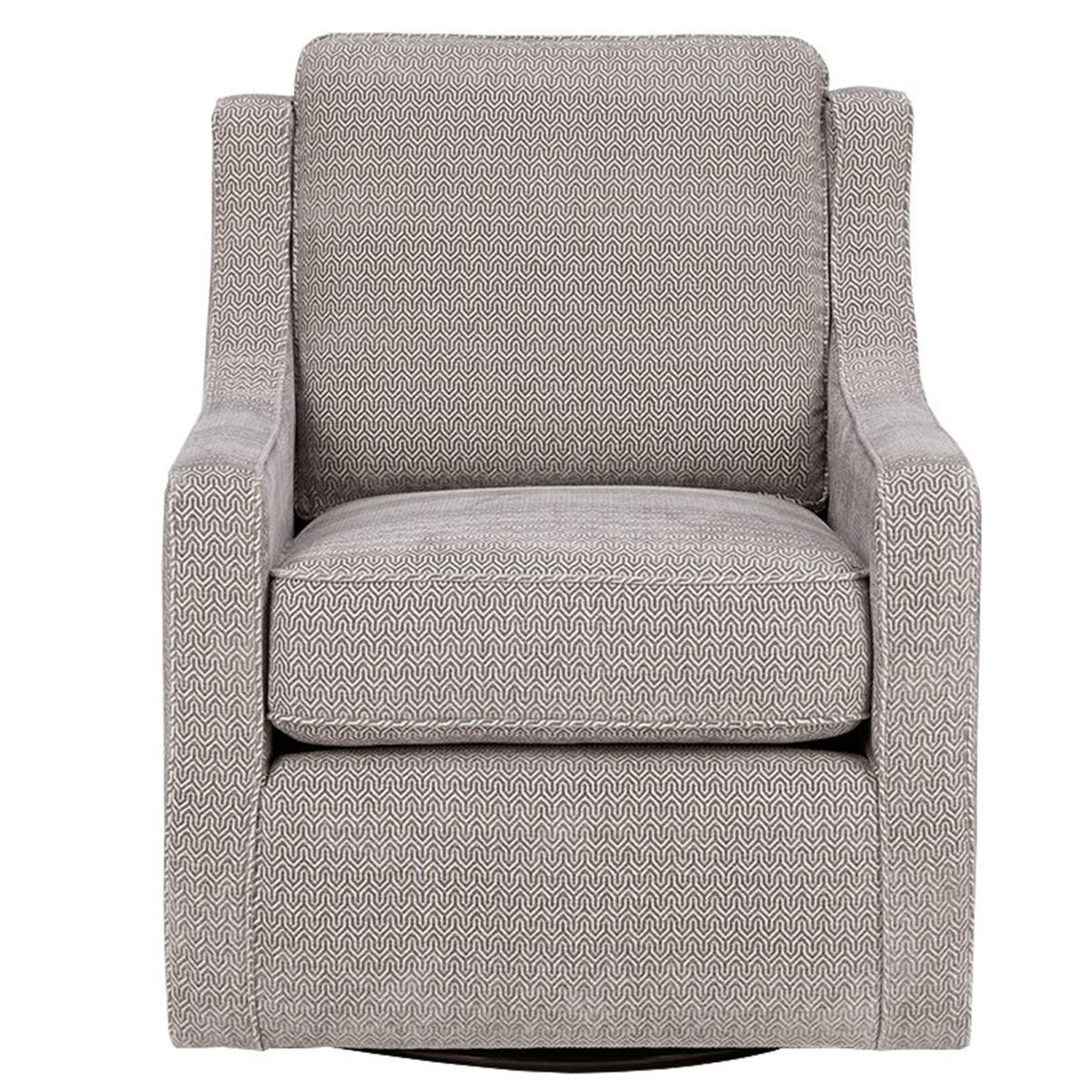 HARRIS CHENILL SWIVEL CHAIR