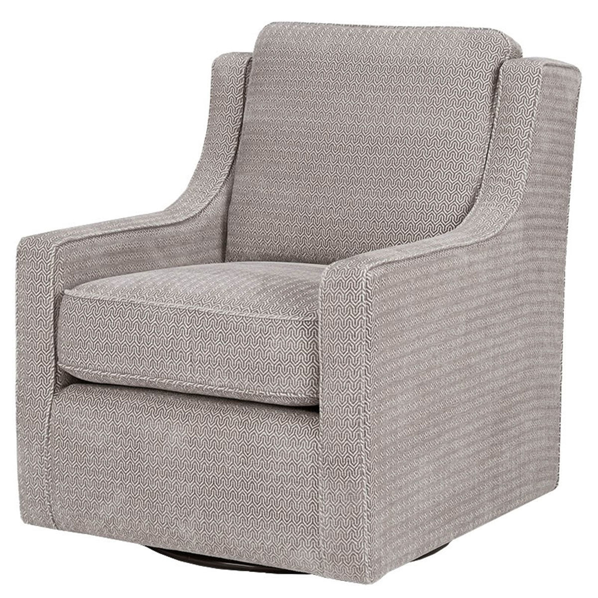 HARRIS CHENILL SWIVEL CHAIR