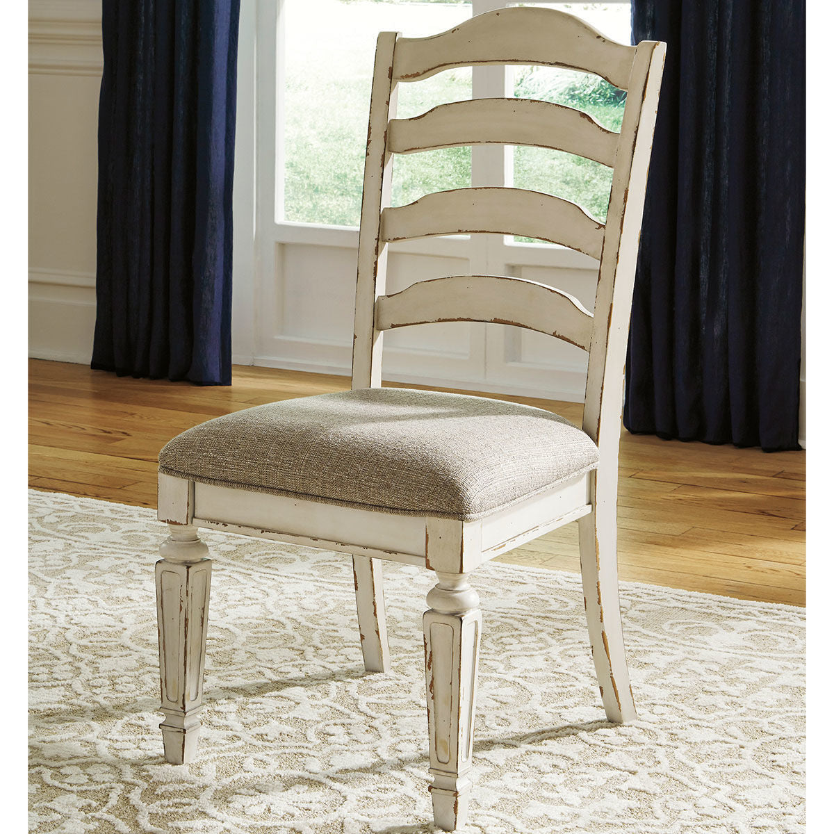 ROSLYN LADDER BACK SIDE CHAIR