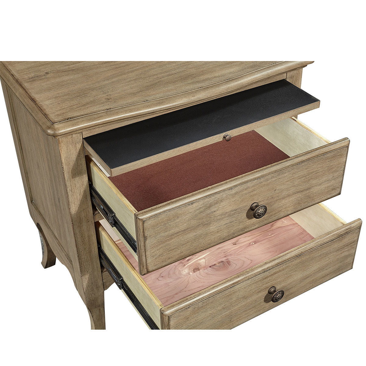 Provence 2 Drawer Nightstand