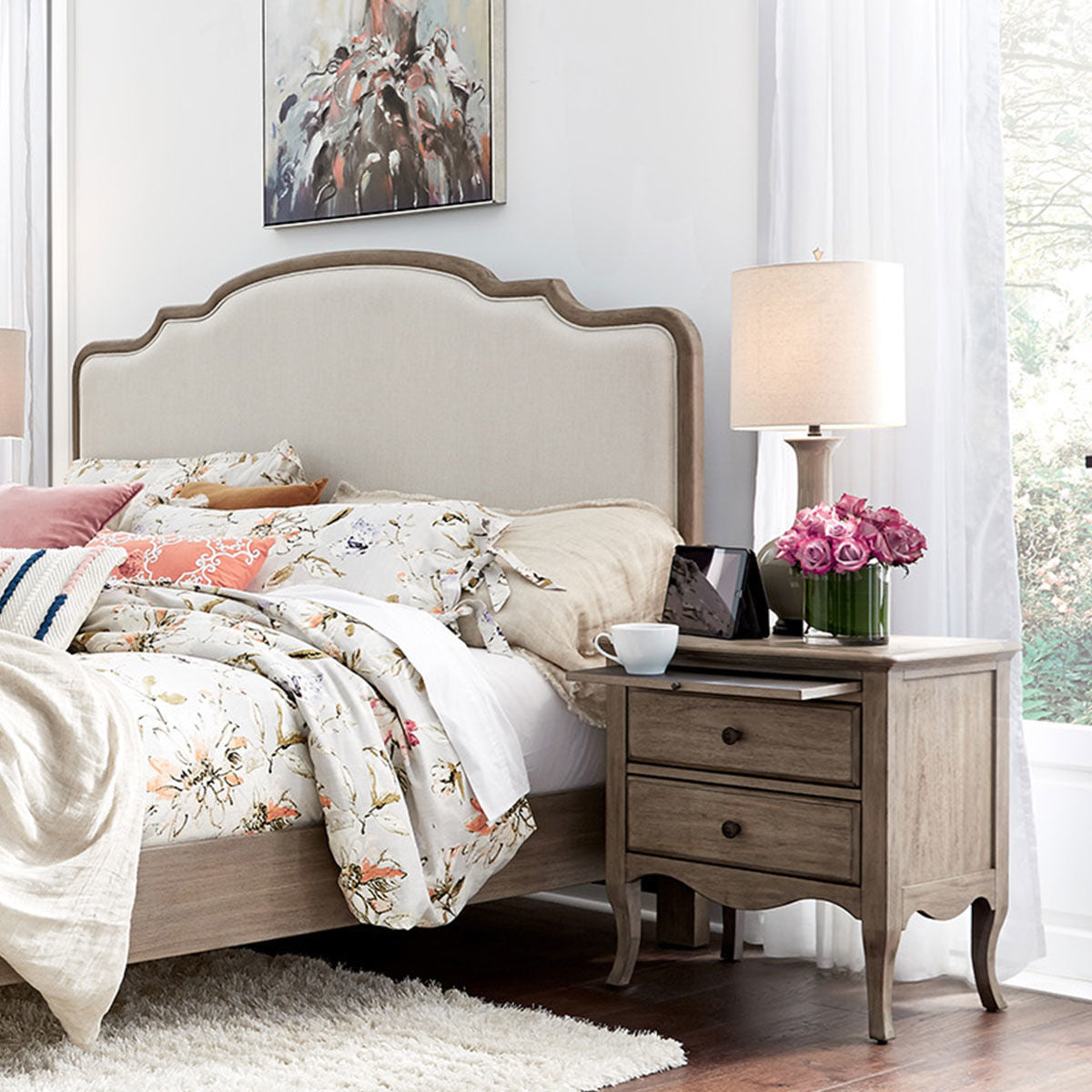 Provence 2 Drawer Nightstand