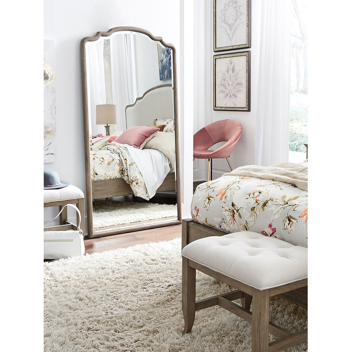 Provence Floor Mirror