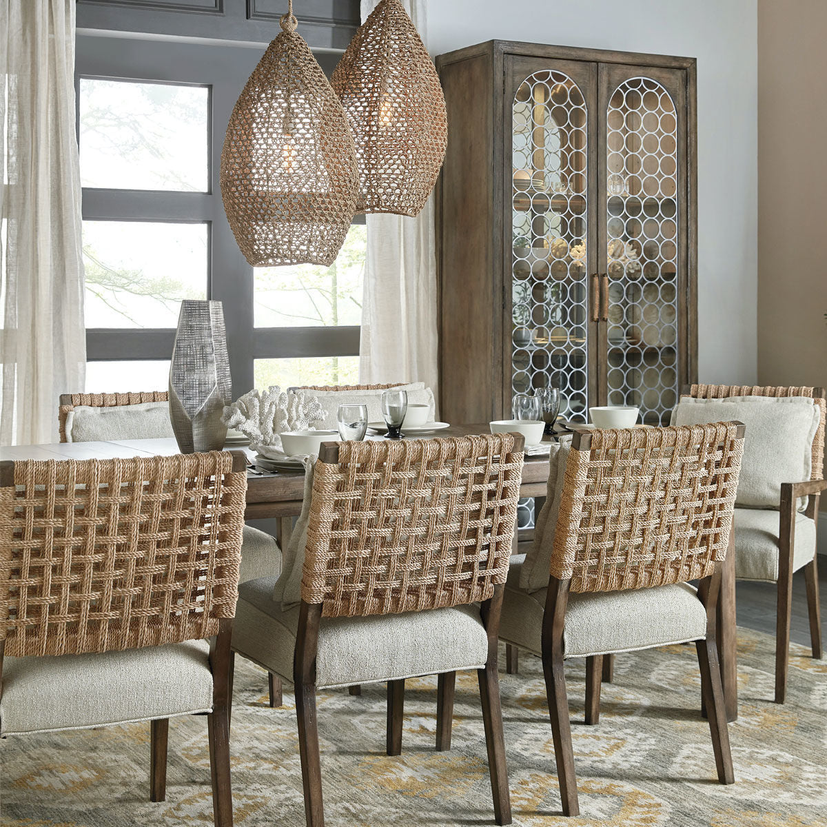 SUNDANCE WOVEN BK SIDE CHAIR