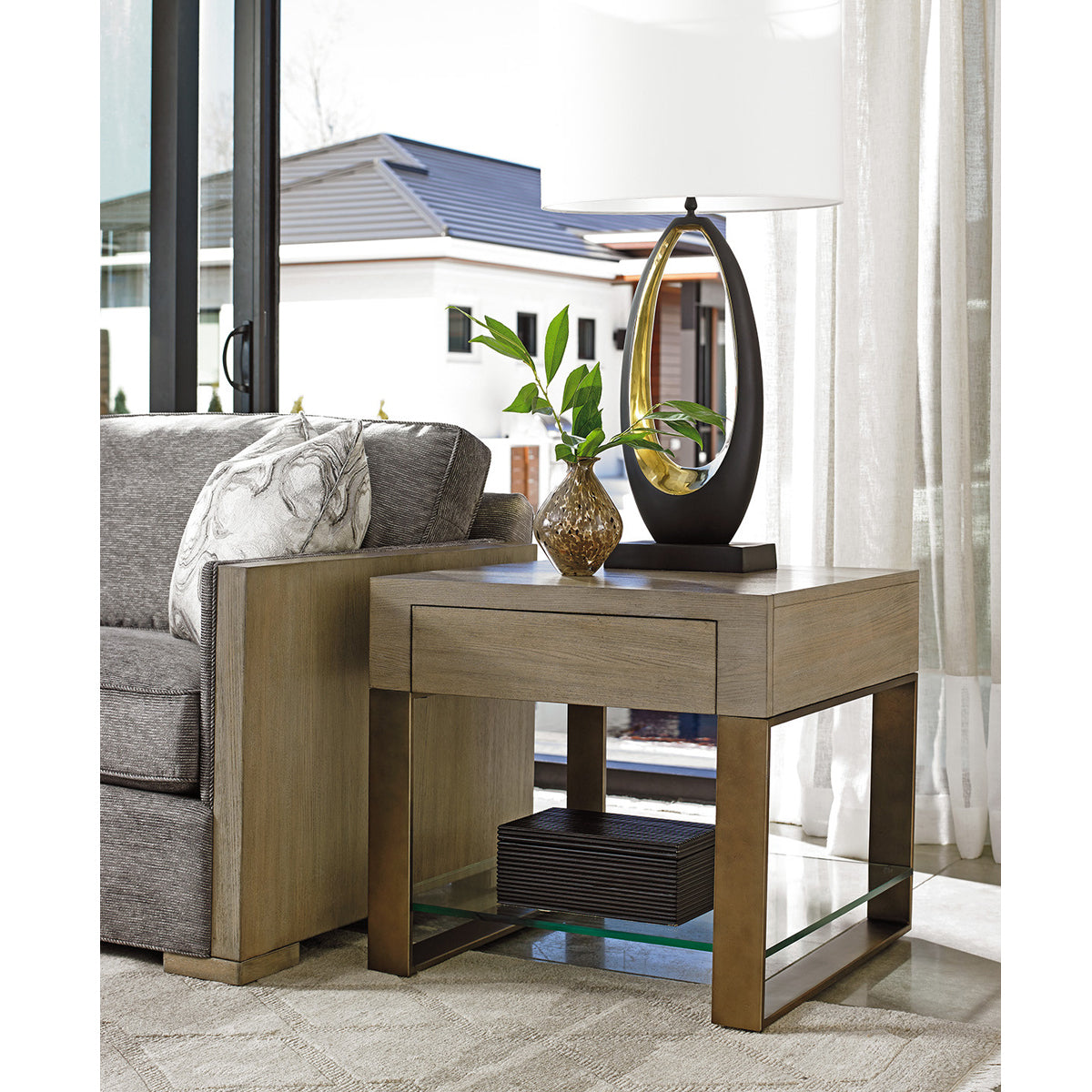 EMPIRE SQUARE END TABLE