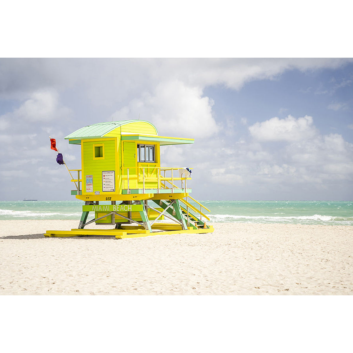 LIFEGUARD STAND 60X40 FRAMED