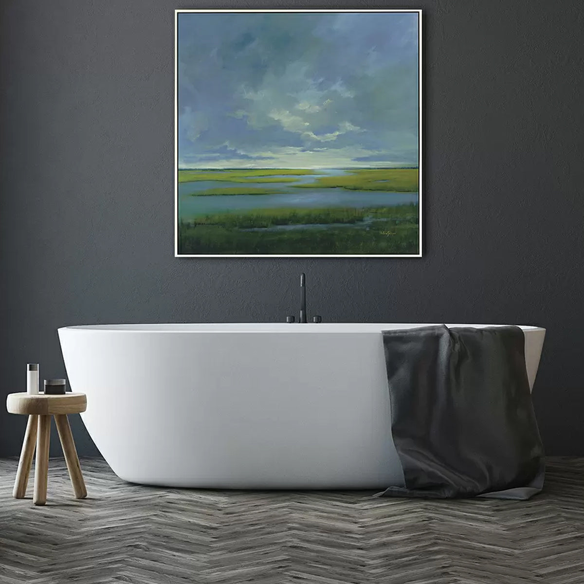 AMAZING GRACE MARSH SCENE ART