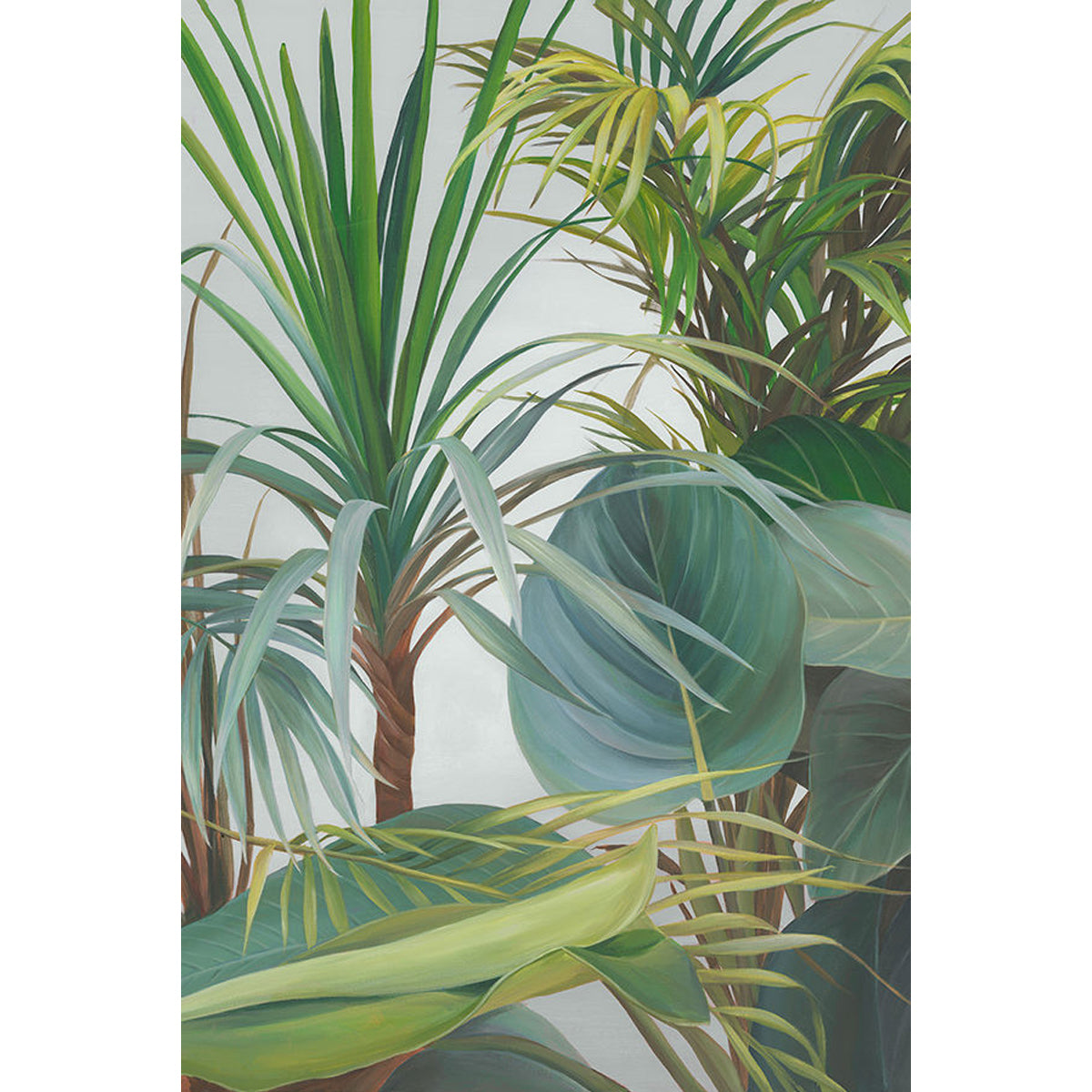 SERENE GARDEN FRAMED CANVAS