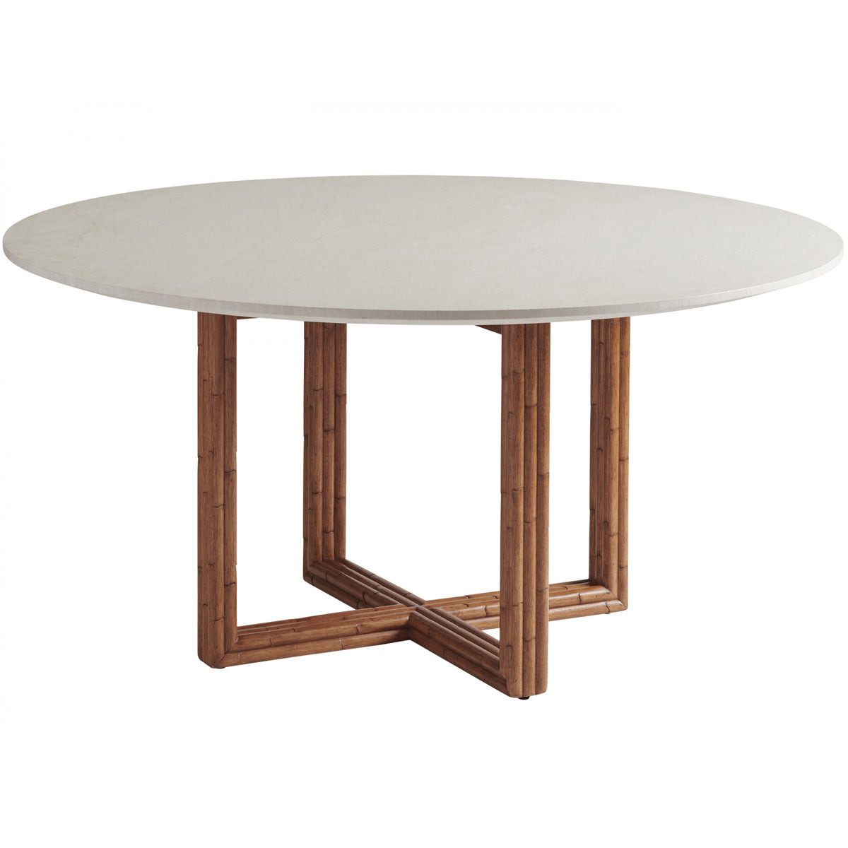 WOODWARD 60" MARBLE TOP TABLE