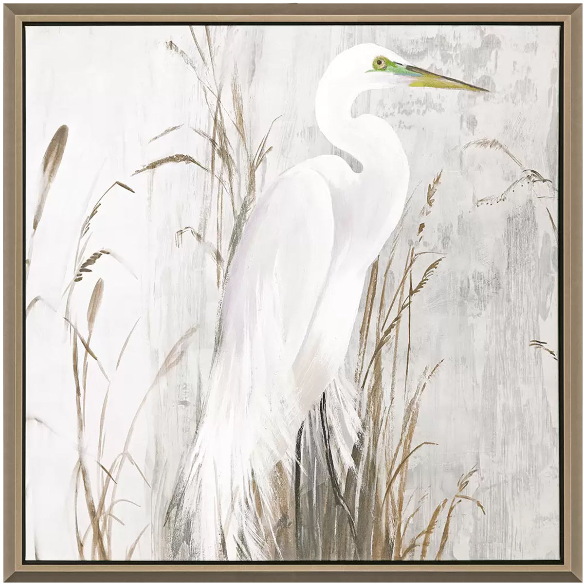 HERON IN THE REEDS PRINT