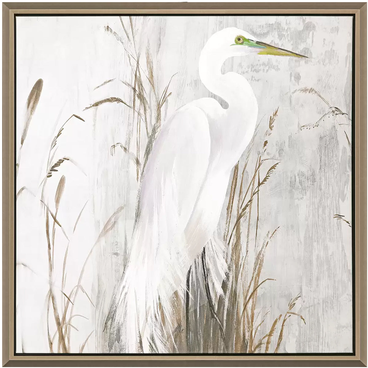 HERON IN THE REEDS PRINT