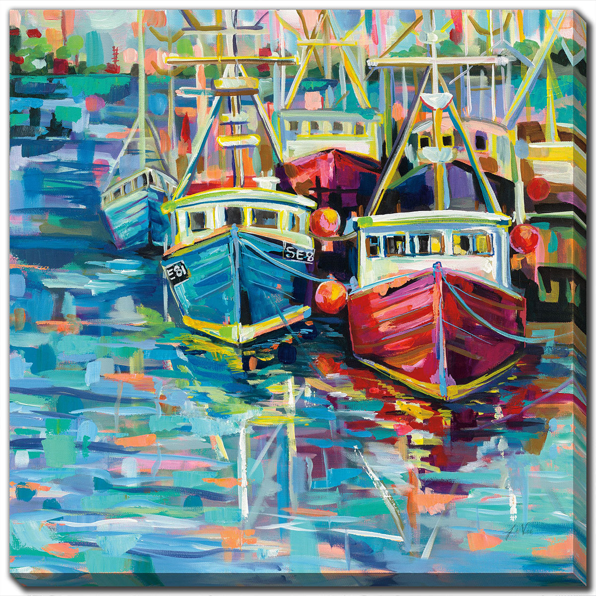 STOCKTON DOCKS CANVAS ART