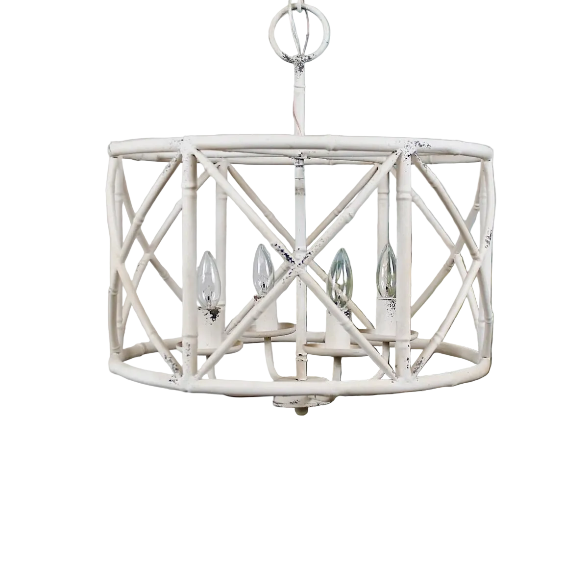 RIO WHITE WASH ROUND PENDANT