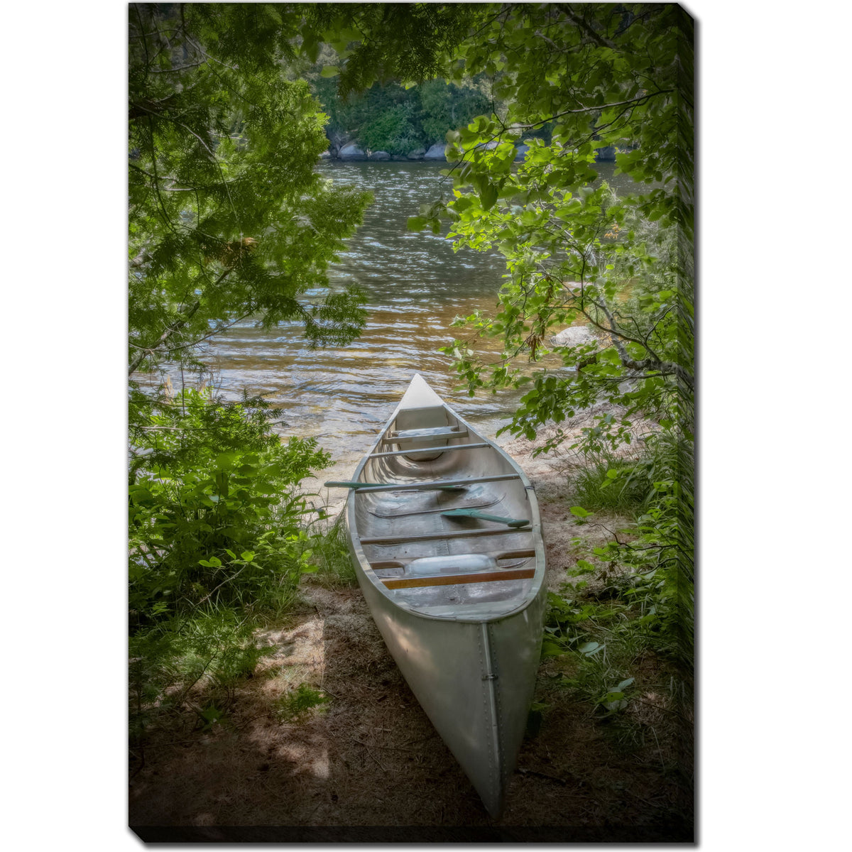 CANOE 30 X 45 CANVAS ART
