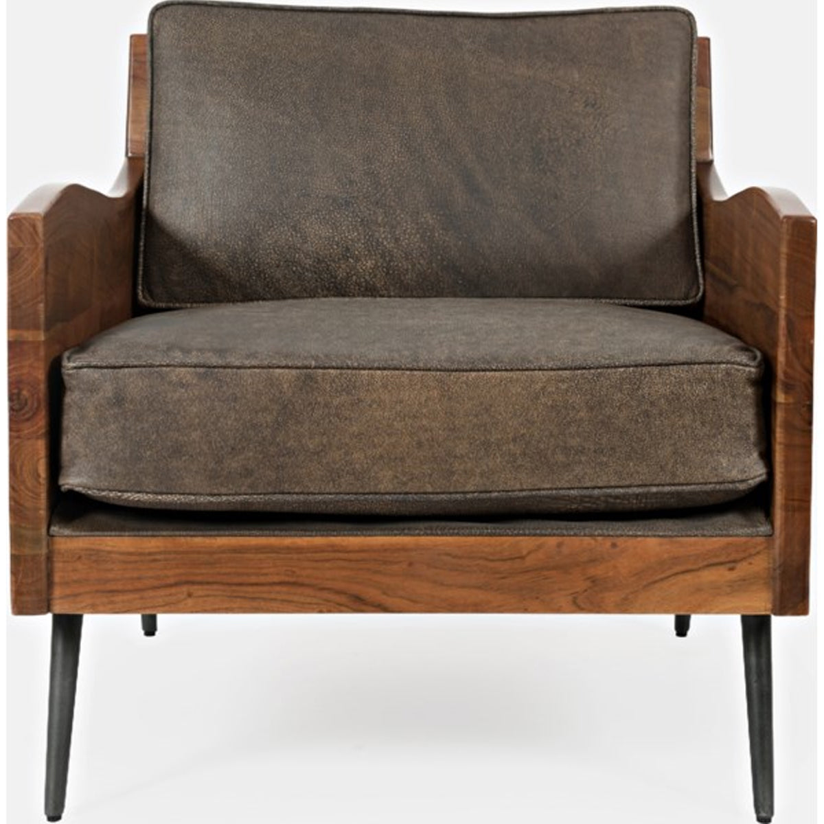 KARMA LEATHER CHAIR IN BOURBON