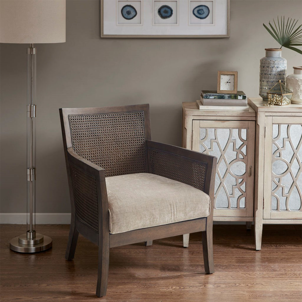 DIEDRA ACCENT CHAIR IN BLACK