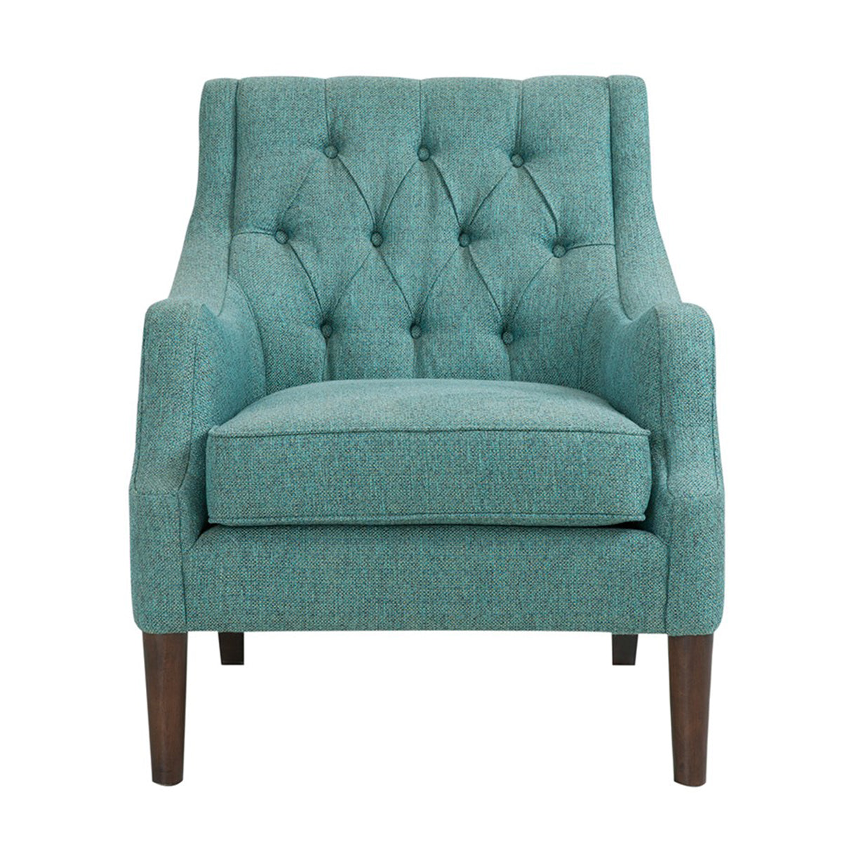 GWEN TUFTED TEAL CHAIR