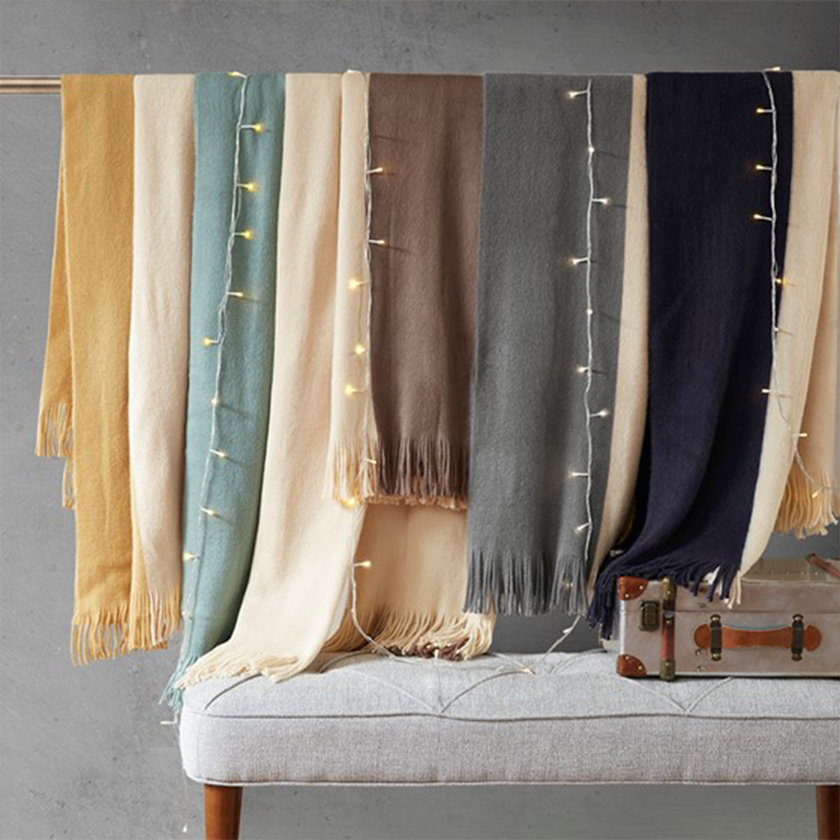 STOCKHOLM AQUA THROW