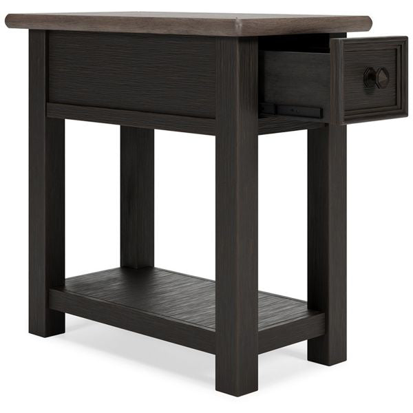 ANTIQUITY GREY CHAIRSIDE TABLE