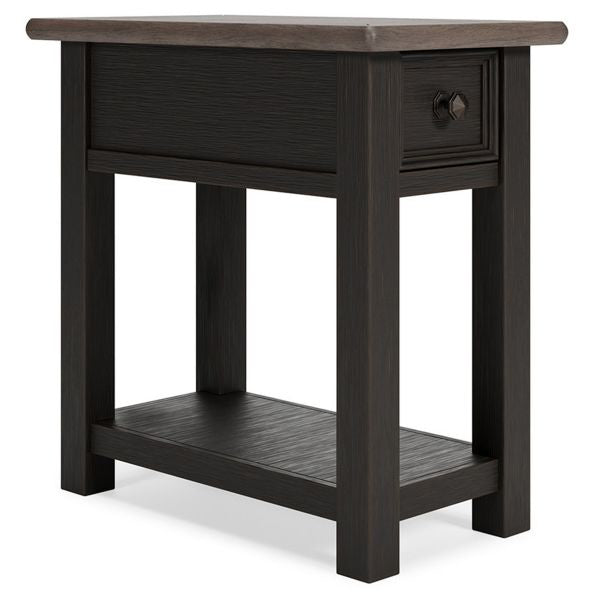 ANTIQUITY GREY CHAIRSIDE TABLE