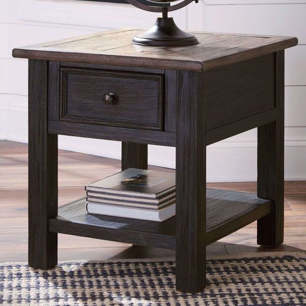 Antiquity Gray End Table