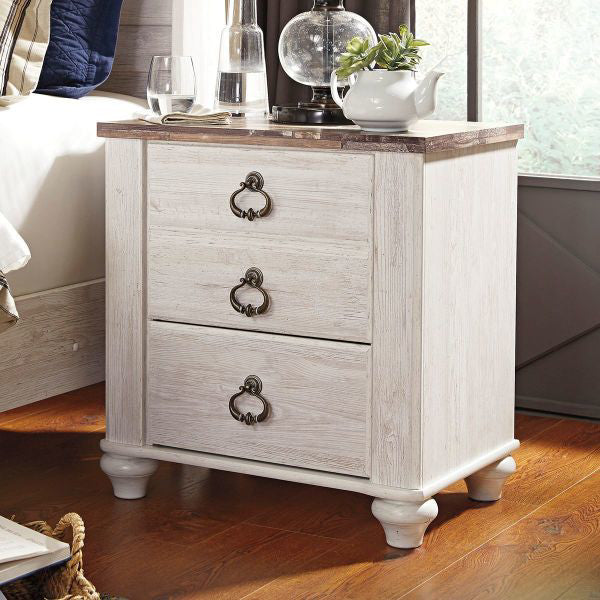 Wildflower 2 Drawer Nightstand