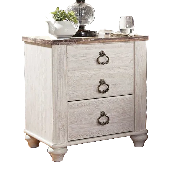 Wildflower 2 Drawer Nightstand