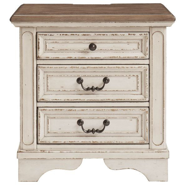 Roslyn 3 Drawer Nightstand