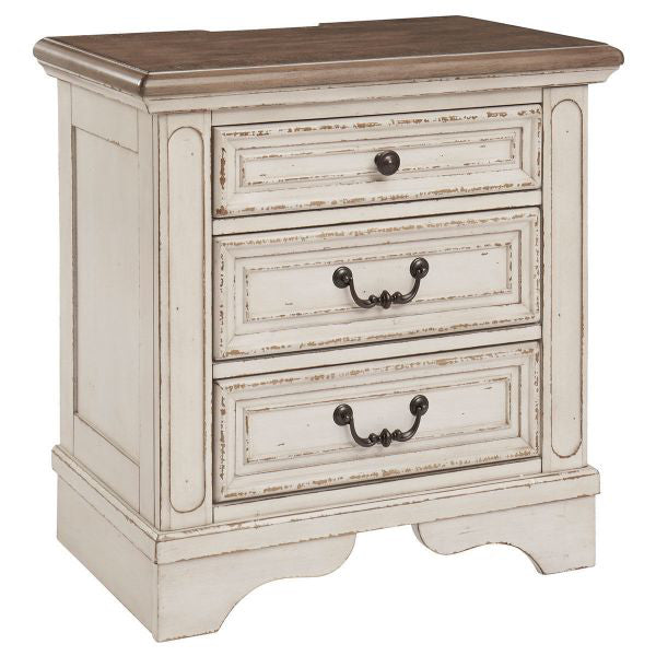 Roslyn 3 Drawer Nightstand