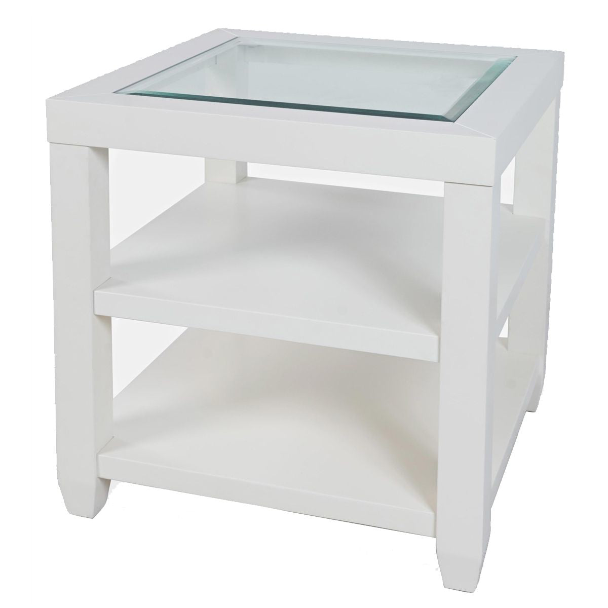 URBAN ICON WHITE END TABLE