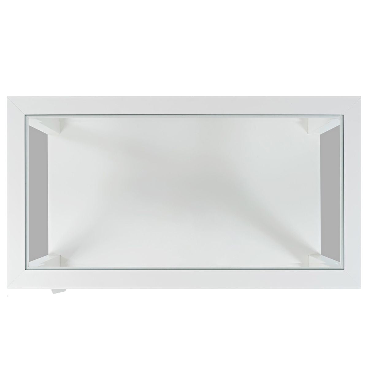URBAN ICON WHT RECT COFFEE TABLE