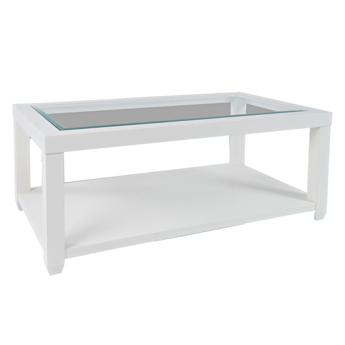 URBAN ICON WHT RECT COFFEE TABLE