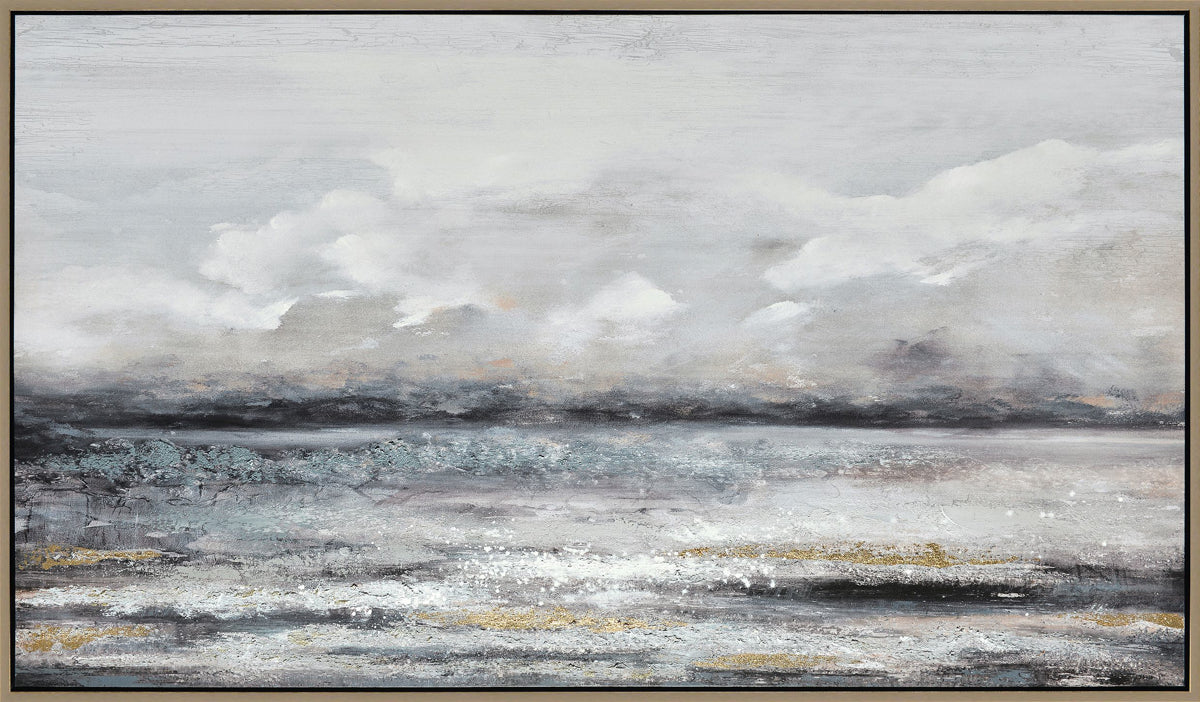 EVENING GLOW BEACH SCENE